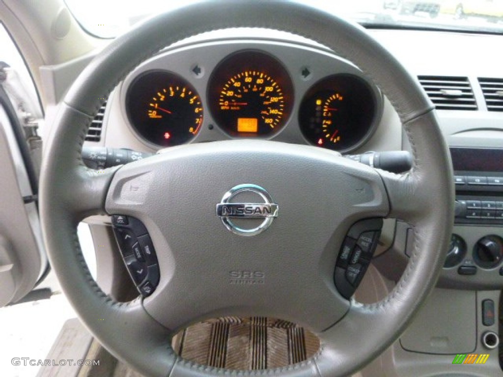 2002 Altima 3.5 SE - Cloud White / Blond Beige photo #16