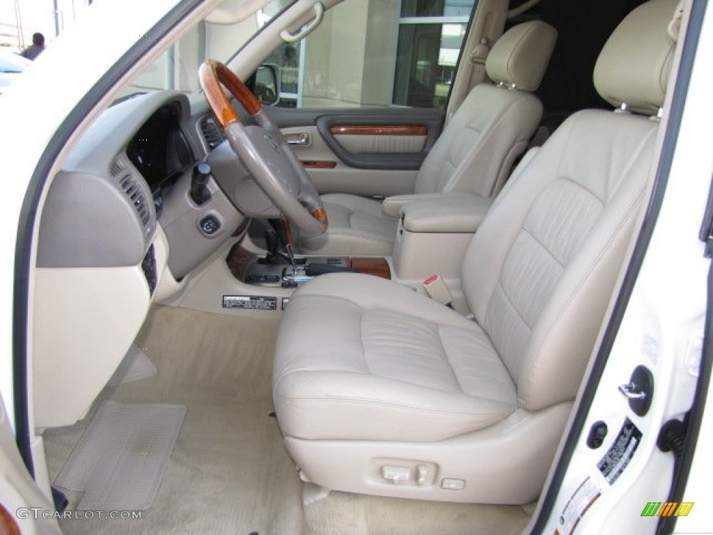 2006 LX 470 - Crystal White / Ivory photo #2
