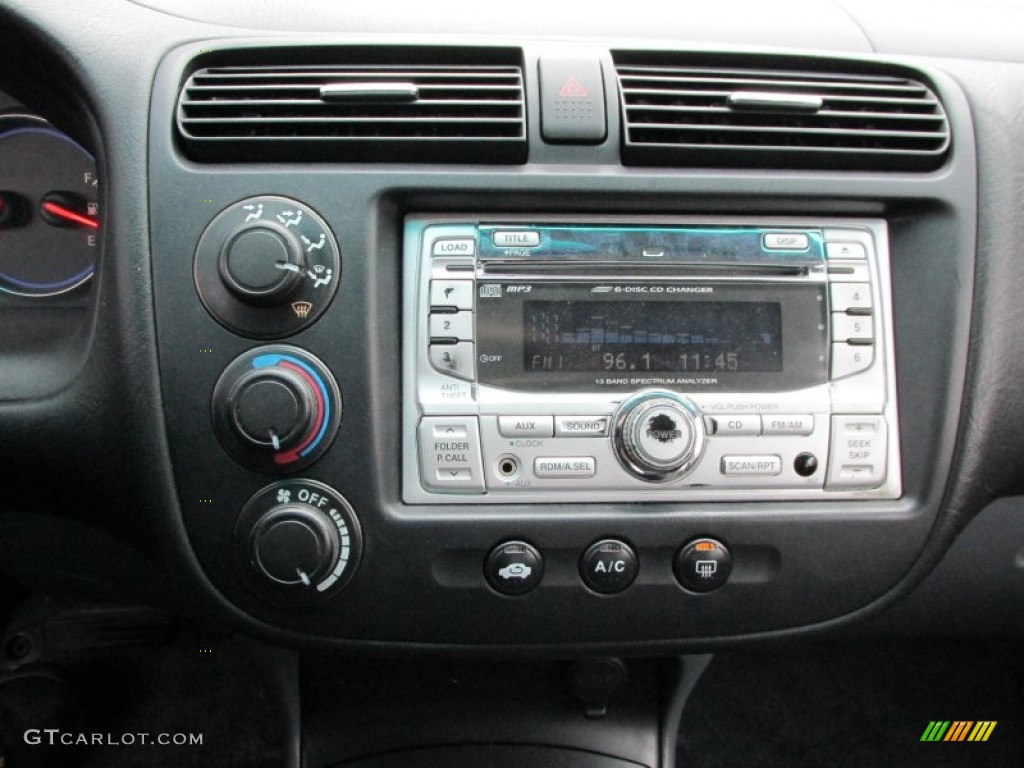 2005 Civic LX Sedan - Satin Silver Metallic / Gray photo #14