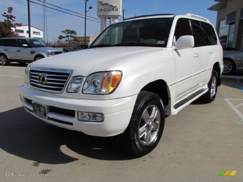 2006 LX 470 - Crystal White / Ivory photo #5