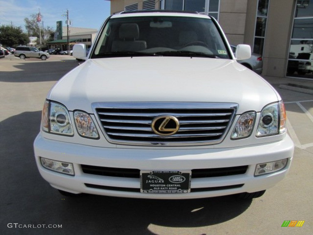 2006 LX 470 - Crystal White / Ivory photo #6
