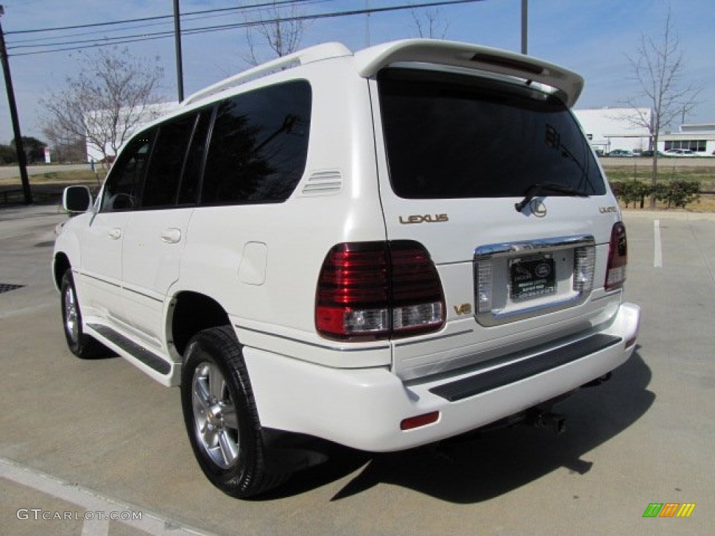 2006 LX 470 - Crystal White / Ivory photo #8