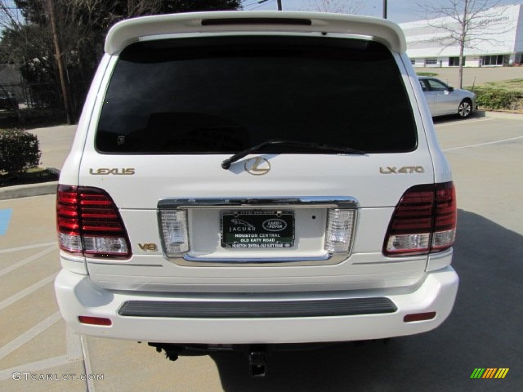 2006 LX 470 - Crystal White / Ivory photo #9