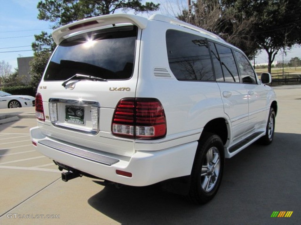 2006 LX 470 - Crystal White / Ivory photo #10