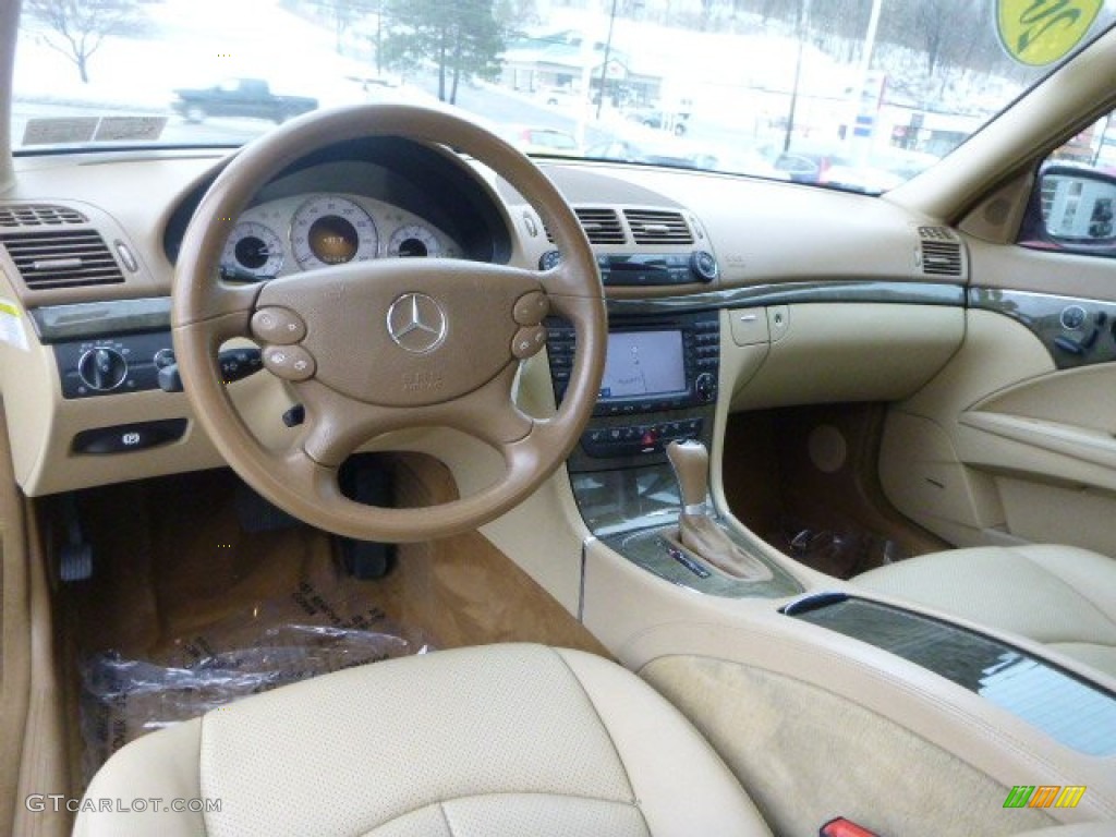 2007 E 350 4Matic Sedan - Barolo Red Metallic / Cashmere photo #12