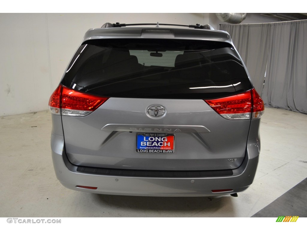 2012 Sienna XLE - Silver Sky Metallic / Light Gray photo #5