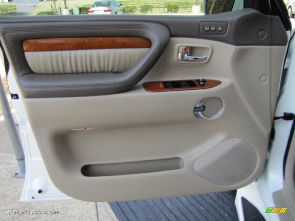2006 LX 470 - Crystal White / Ivory photo #51