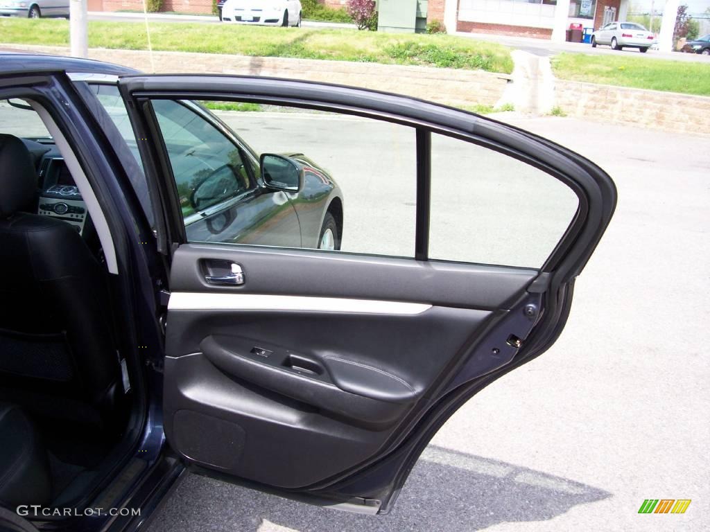 2007 G 35 x Sedan - Blue Slate Metallic / Graphite Black photo #22