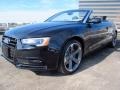 Phantom Black Pearl 2014 Audi A5 2.0T quattro Cabriolet Exterior