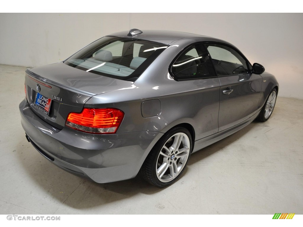 2011 1 Series 135i Coupe - Space Gray Metallic / Gray photo #5