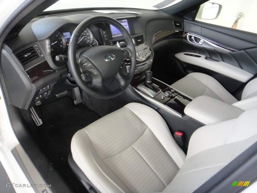 Stone Interior 2013 Infiniti M 56 Sedan Photo #90347289