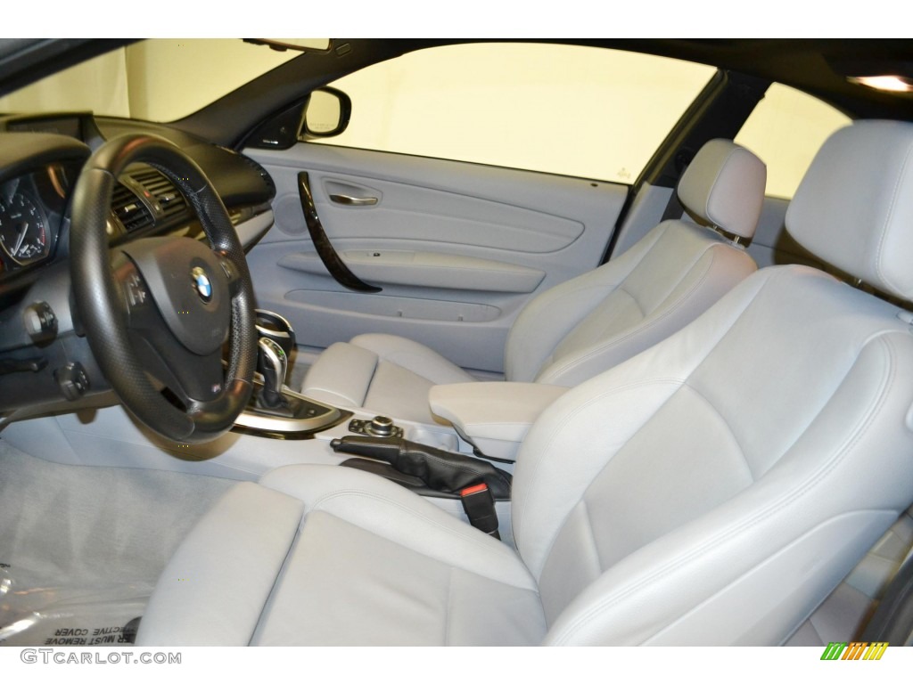 2011 1 Series 135i Coupe - Space Gray Metallic / Gray photo #13