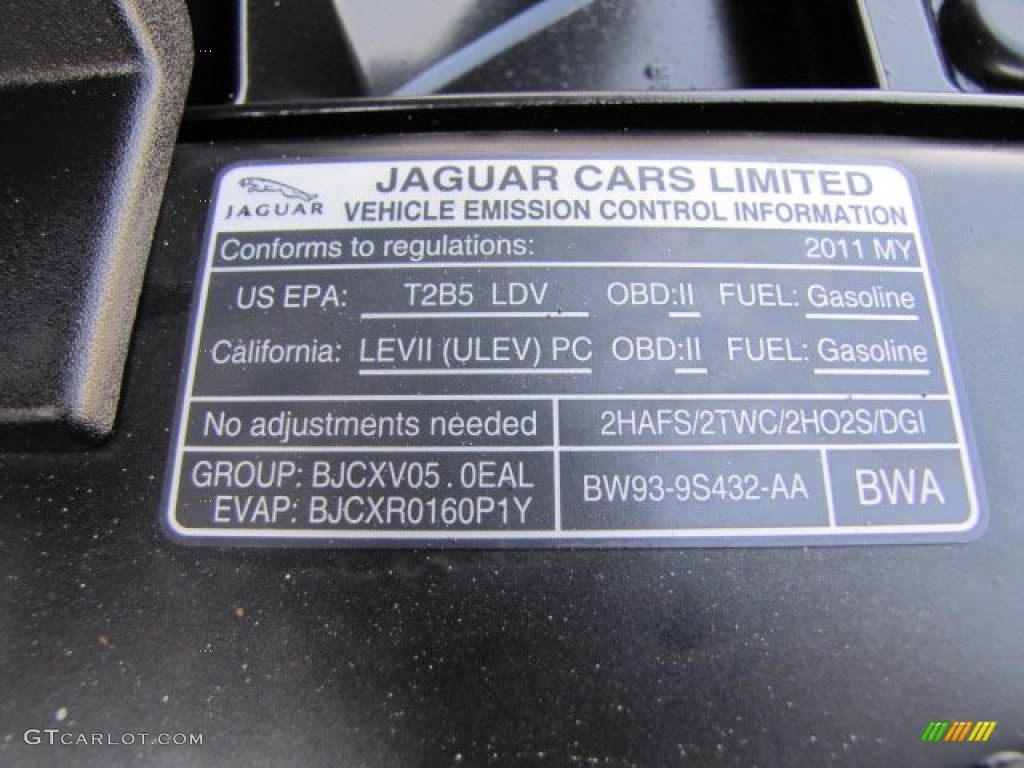 2011 XJ XJ - Stratus Grey Metallic / Cashew/Truffle photo #60