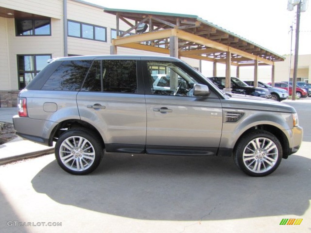 2011 Range Rover Sport HSE LUX - Stornoway Grey Metallic / Ebony/Ebony photo #12