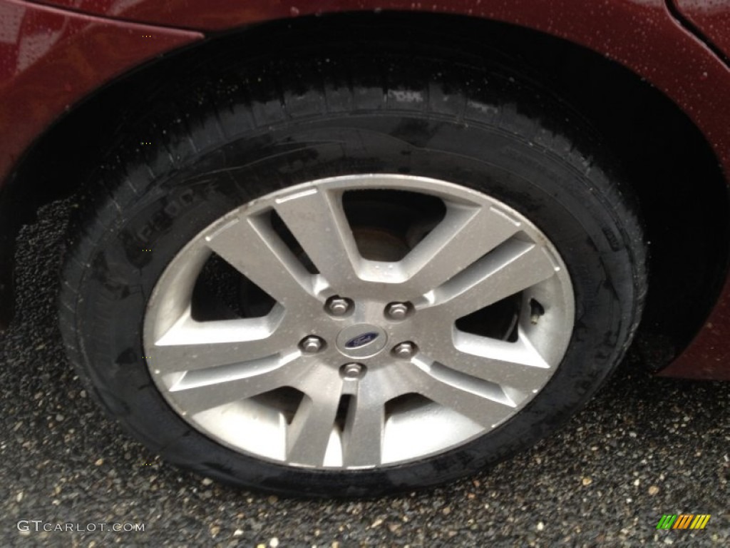 2007 Fusion SEL V6 AWD - Merlot Metallic / Camel photo #7