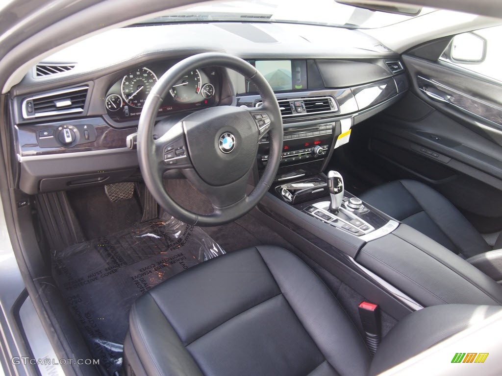 2011 7 Series 740Li Sedan - Space Gray Metallic / Black photo #8