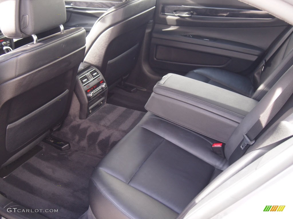 2011 7 Series 740Li Sedan - Space Gray Metallic / Black photo #22