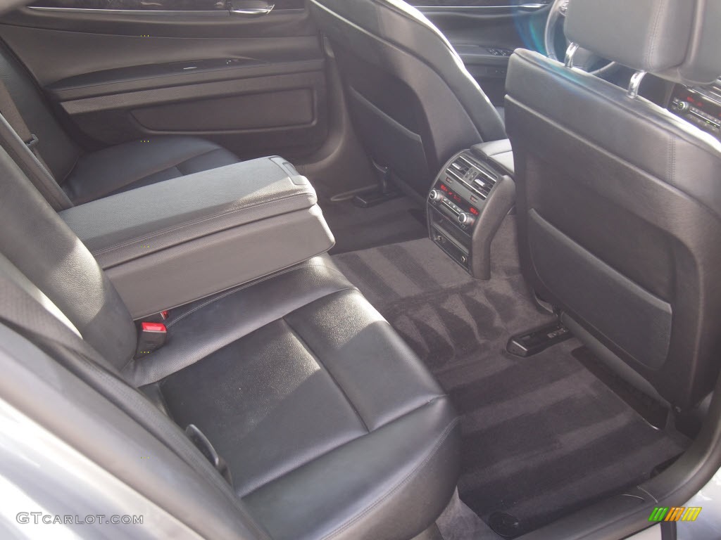 2011 7 Series 740Li Sedan - Space Gray Metallic / Black photo #24