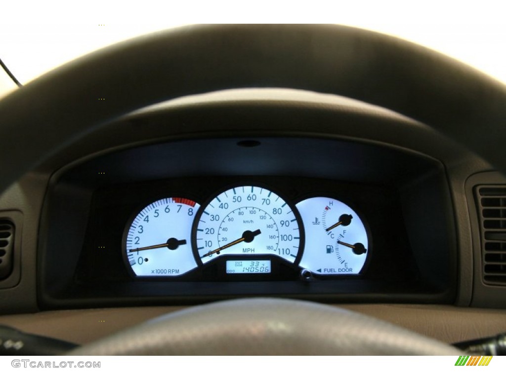 2004 Toyota Corolla LE Gauges Photo #90349290