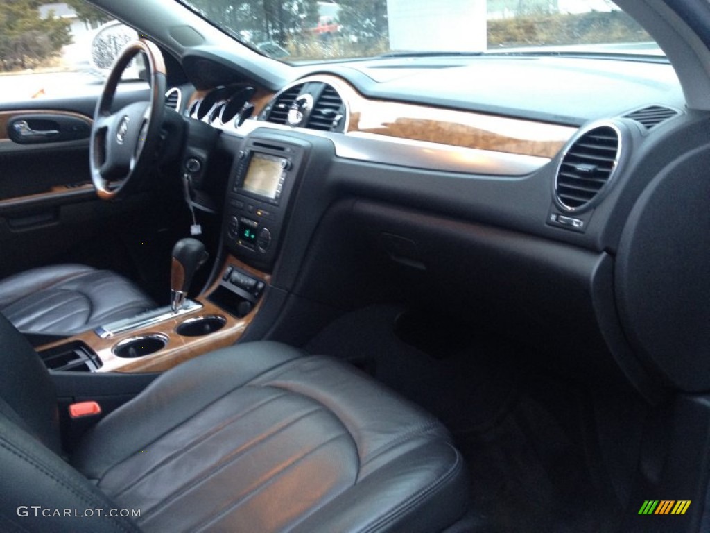 2009 Enclave CXL AWD - White Diamond Tricoat / Ebony Black/Ebony photo #10