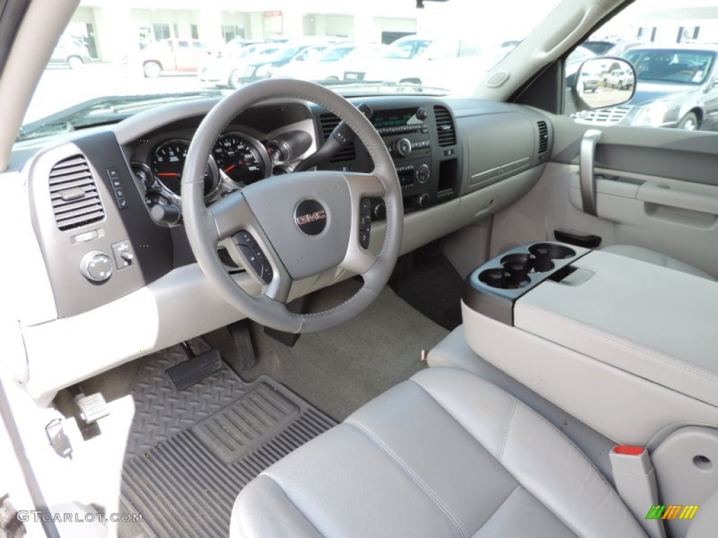 Dark Titanium/Light Titanium Interior 2012 GMC Sierra 1500 SLE Crew Cab Photo #90350091