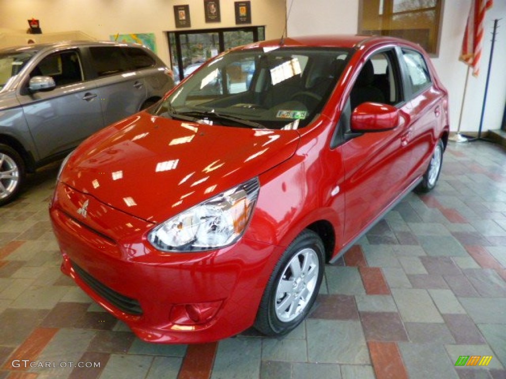 Infrared 2014 Mitsubishi Mirage DE Exterior Photo #90350199