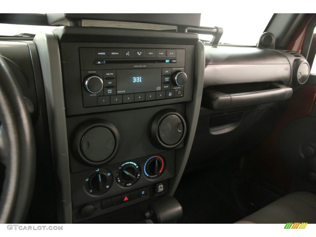 2008 Wrangler Unlimited X 4x4 - Red Rock Crystal Pearl / Dark Slate Gray/Med Slate Gray photo #9