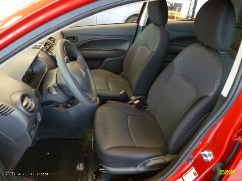 2014 Mitsubishi Mirage DE Front Seat Photo #90350463