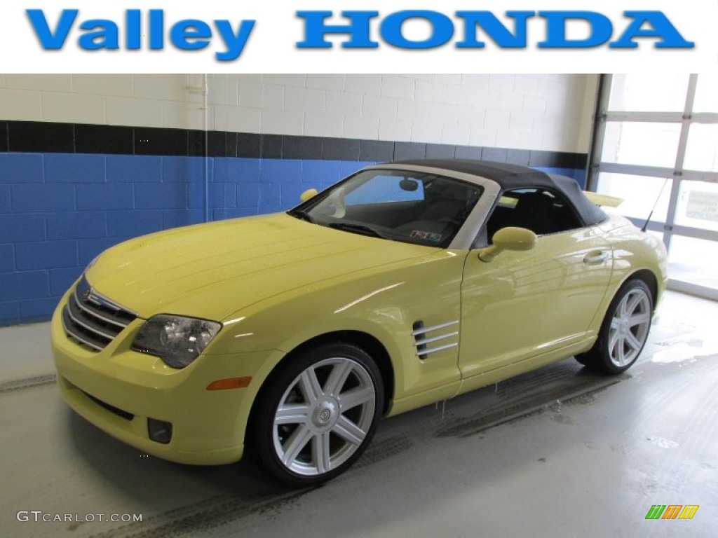 2008 Crossfire Limited Roadster - Classic Yellow / Dark Slate Gray photo #1