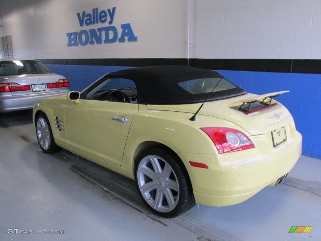 2008 Crossfire Limited Roadster - Classic Yellow / Dark Slate Gray photo #2