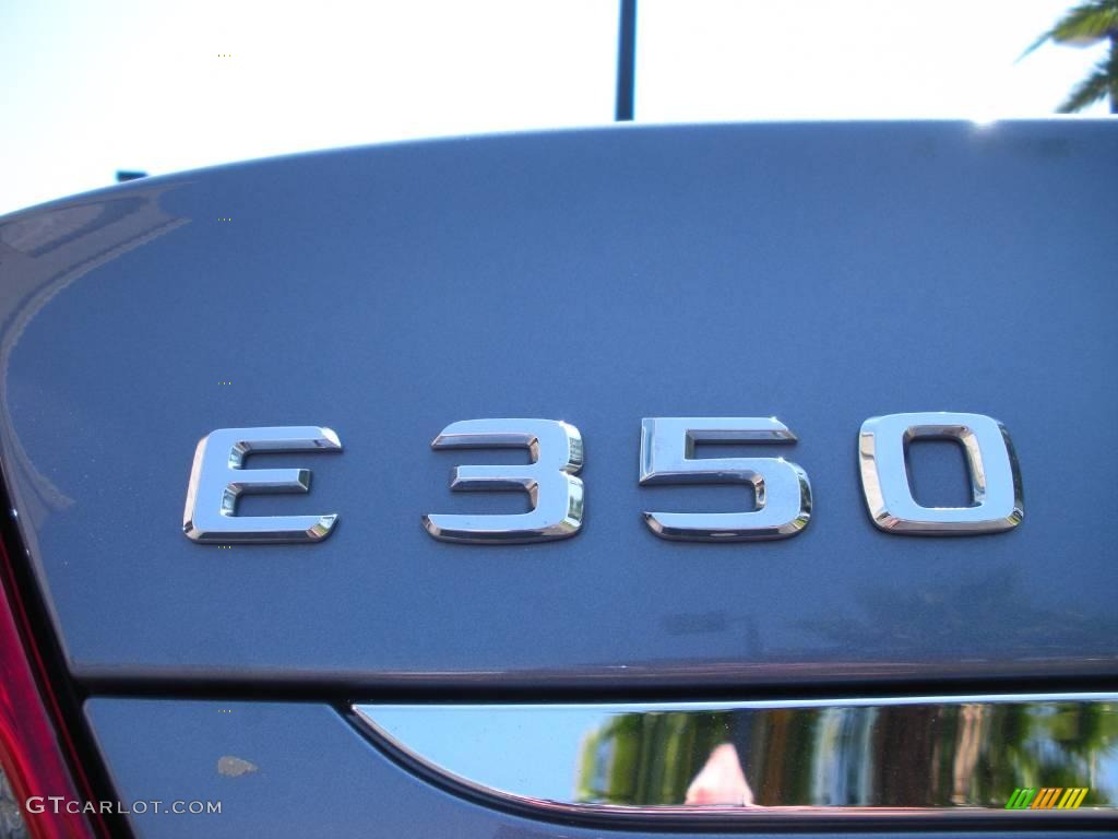 2007 E 350 Sedan - Platinum Blue Metallic / Cashmere photo #9