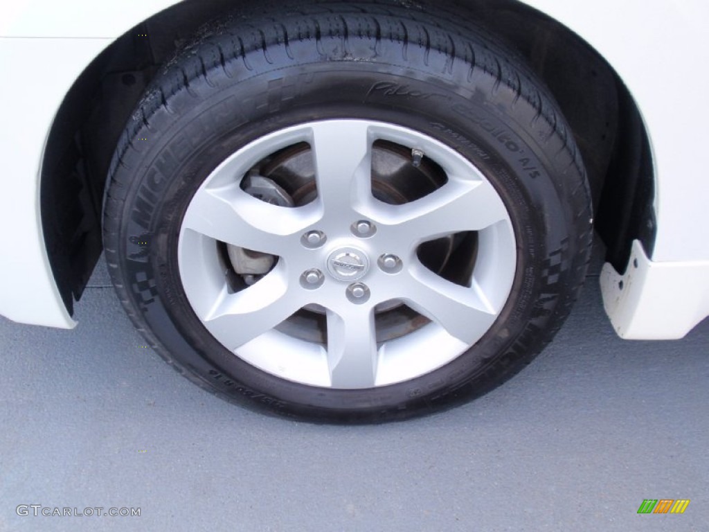2008 Altima 2.5 S - Winter Frost Pearl / Blond photo #11
