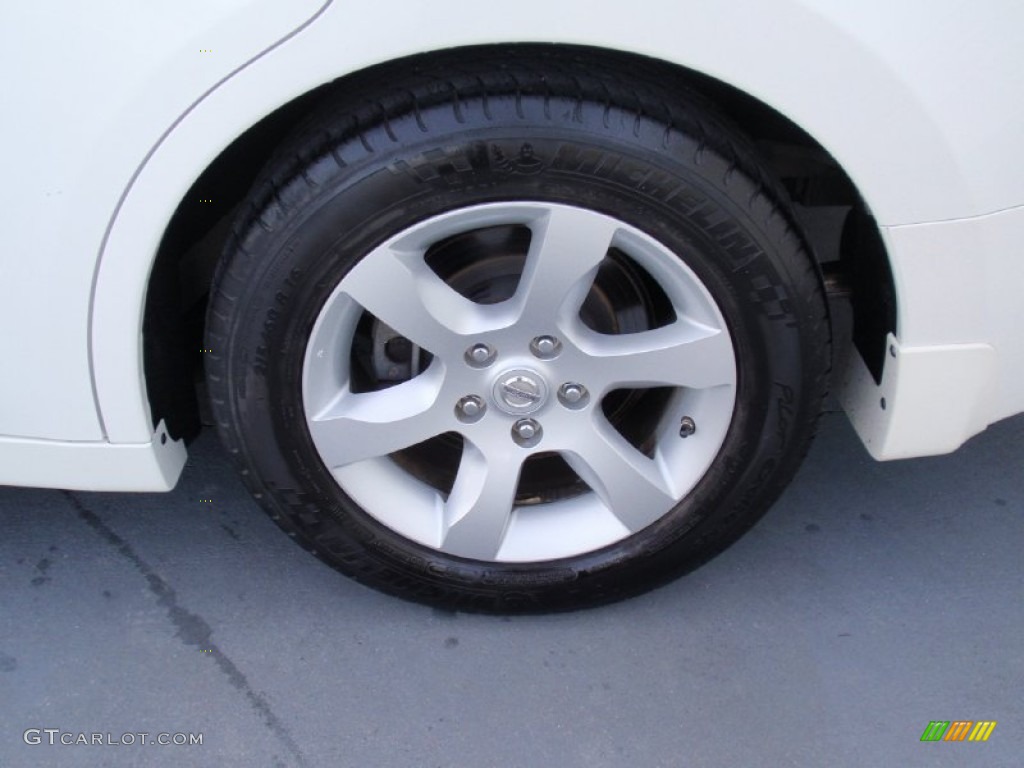 2008 Altima 2.5 S - Winter Frost Pearl / Blond photo #12