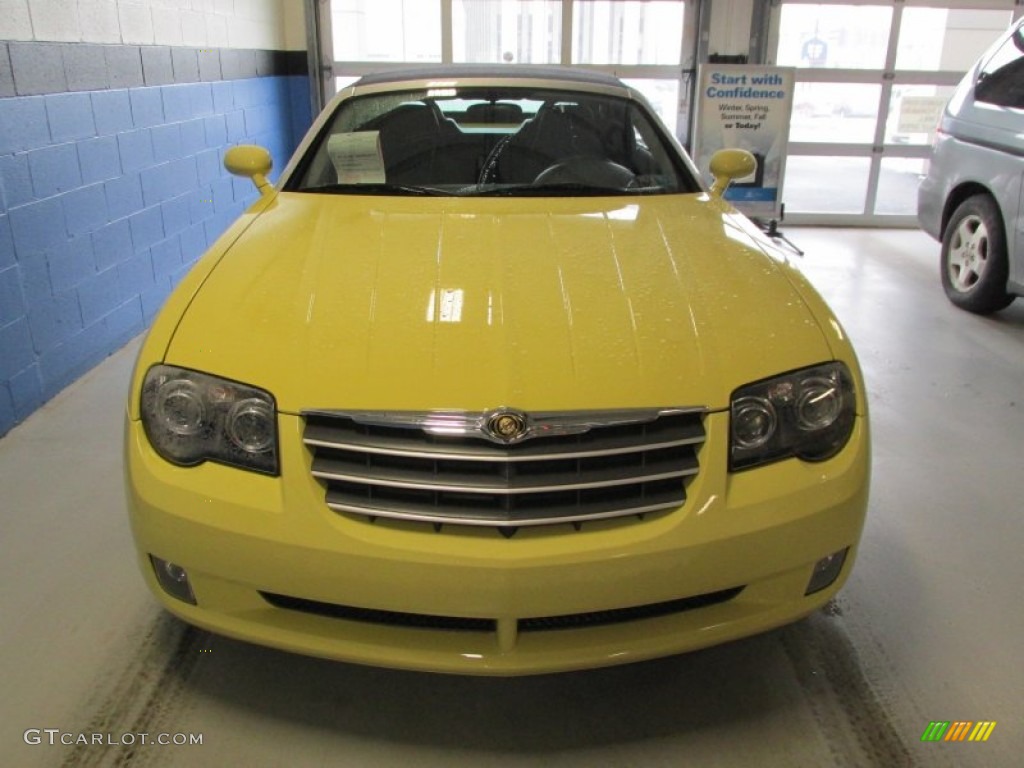 2008 Crossfire Limited Roadster - Classic Yellow / Dark Slate Gray photo #6