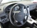 2008 Chrysler Crossfire Dark Slate Gray Interior Steering Wheel Photo