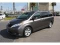 2011 Predawn Gray Mica Toyota Sienna LE  photo #2