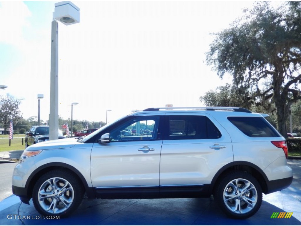 2014 Explorer Limited 2.0L EcoBoost - Ingot Silver / Medium Light Stone photo #2