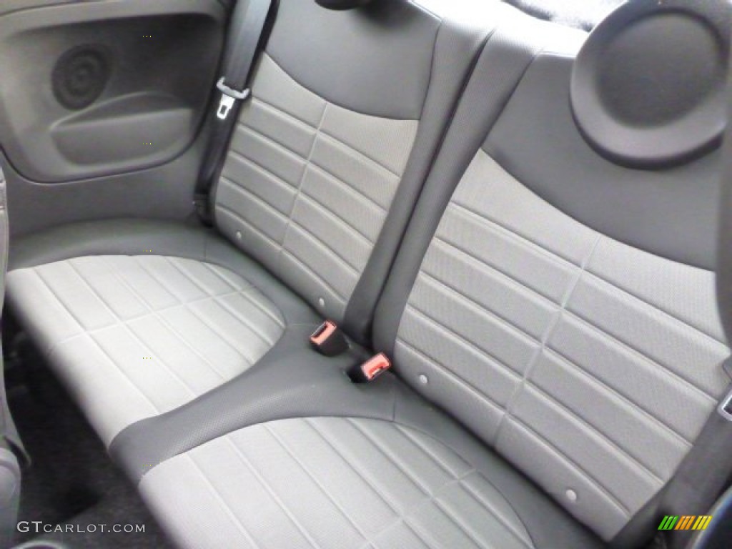 2012 Fiat 500 Sport Rear Seat Photo #90353592