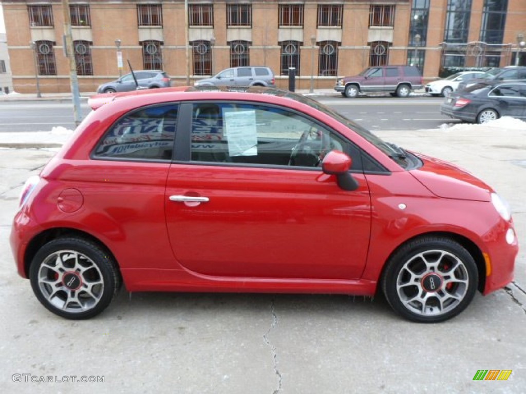 Rosso (Red) 2012 Fiat 500 Sport Exterior Photo #90353808