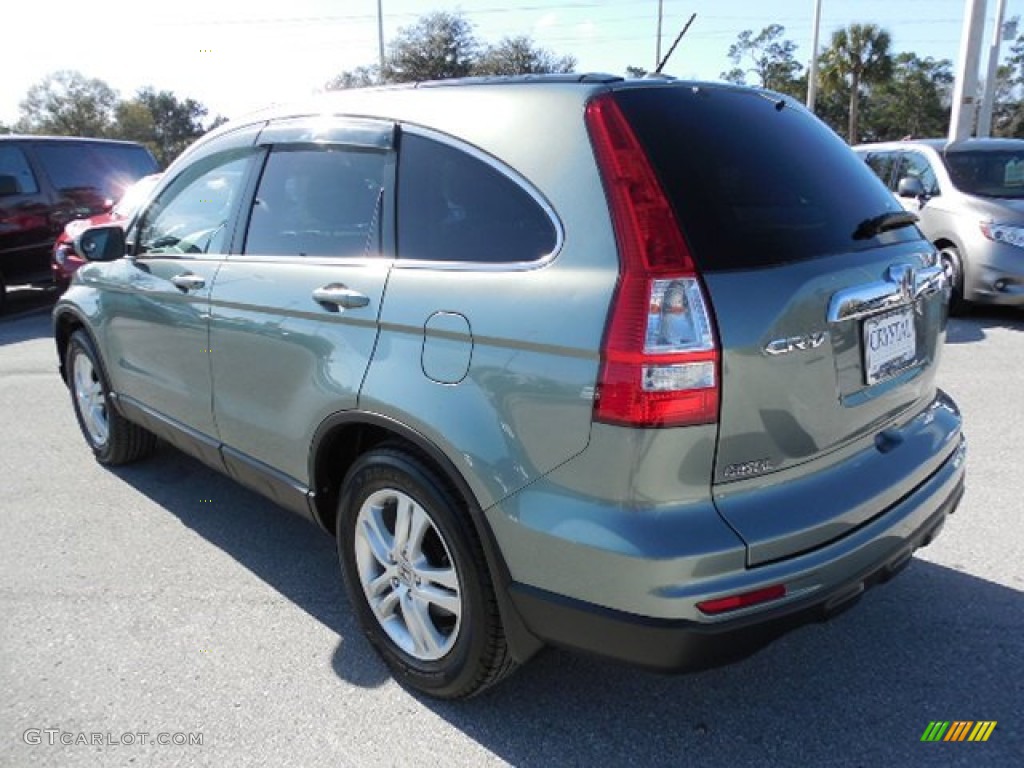 2011 CR-V EX-L 4WD - Opal Sage Metallic / Ivory photo #3