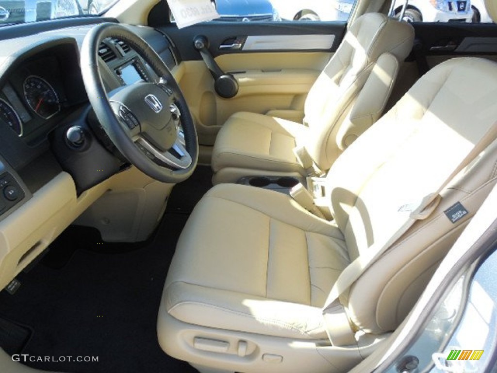 2011 CR-V EX-L 4WD - Opal Sage Metallic / Ivory photo #4