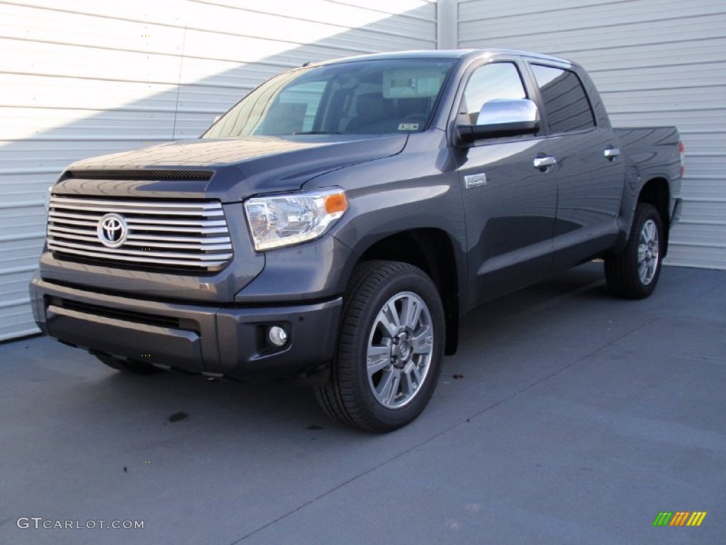 2014 Tundra Platinum Crewmax 4x4 - Magnetic Gray Metallic / Black photo #7