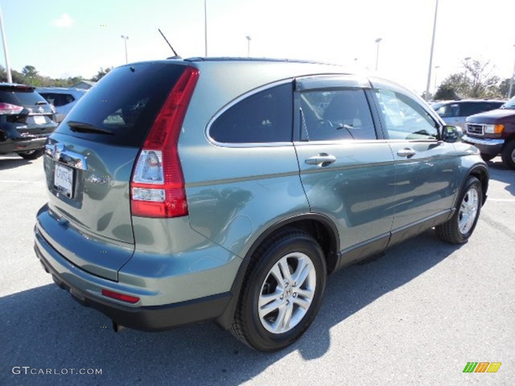 2011 CR-V EX-L 4WD - Opal Sage Metallic / Ivory photo #9