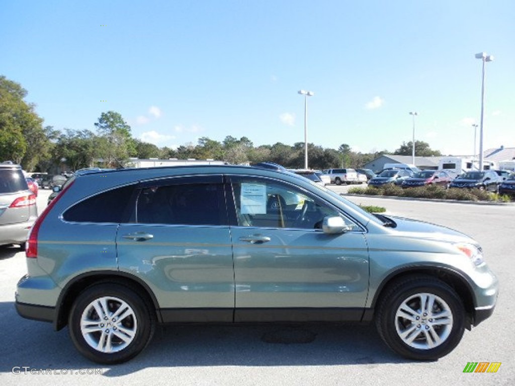 2011 CR-V EX-L 4WD - Opal Sage Metallic / Ivory photo #10