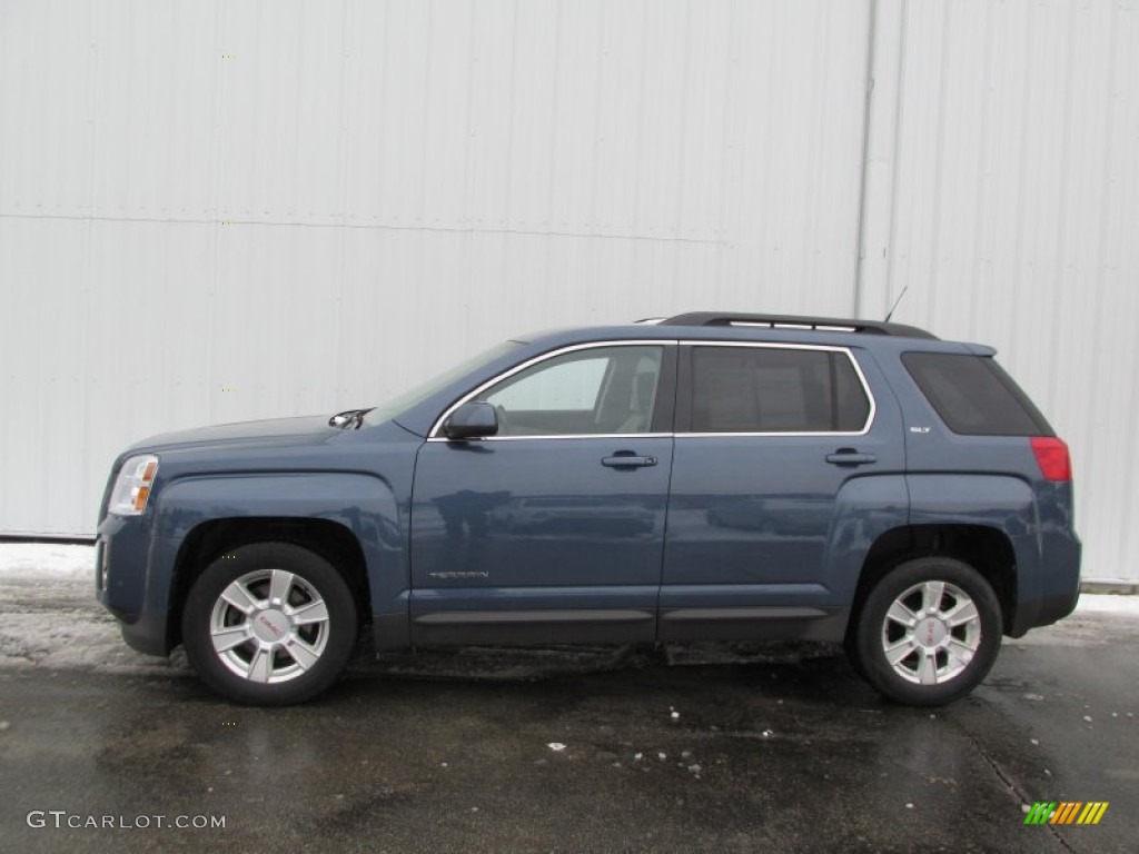Steel Blue Metallic 2012 GMC Terrain SLT AWD Exterior Photo #90354732