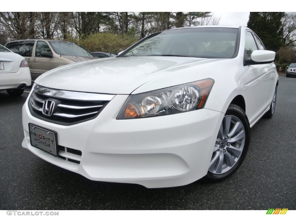 2011 Accord EX Sedan - Taffeta White / Ivory photo #1