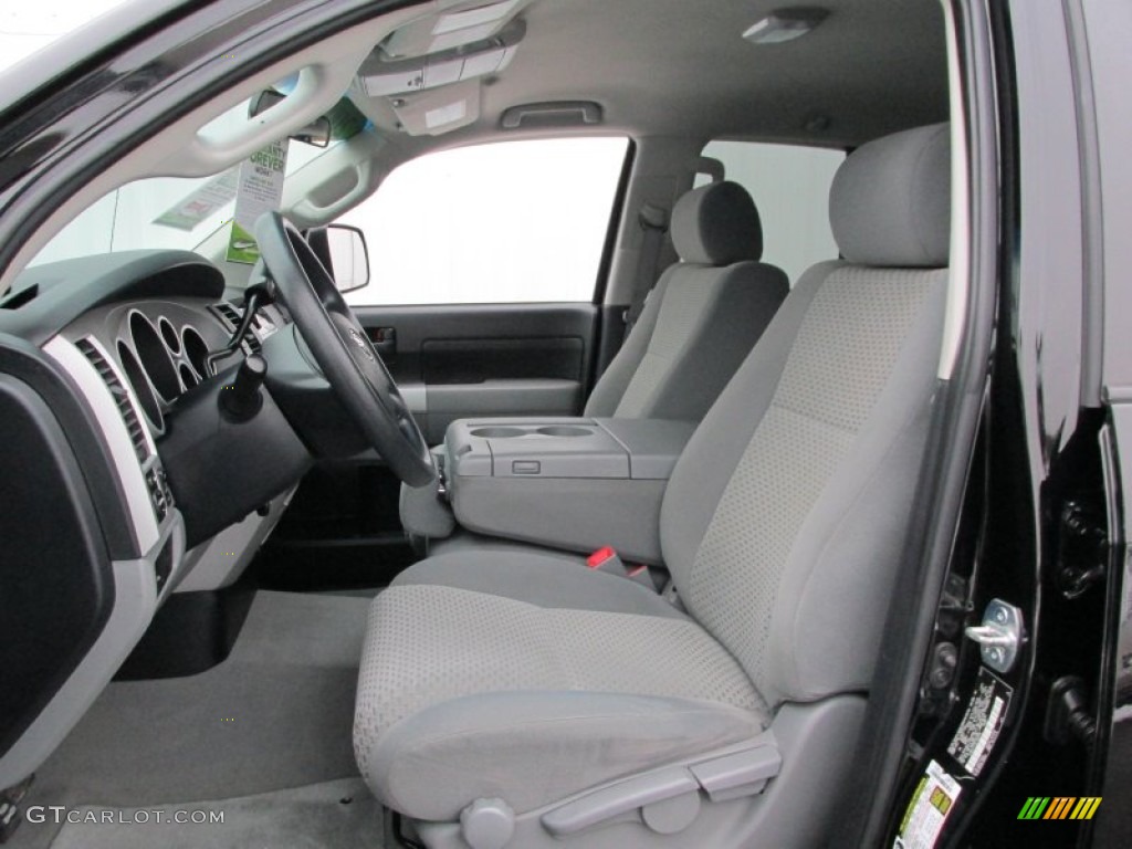 Graphite Gray Interior 2007 Toyota Tundra SR5 Double Cab 4x4 Photo #90355520