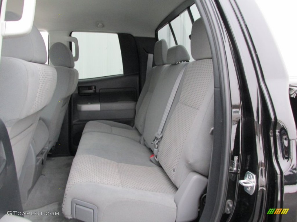 Graphite Gray Interior 2007 Toyota Tundra SR5 Double Cab 4x4 Photo #90355542