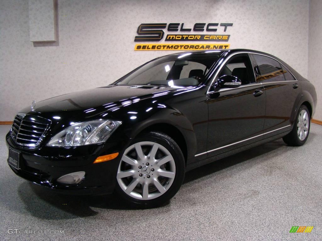 2007 S 550 4Matic Sedan - Black / Black photo #1