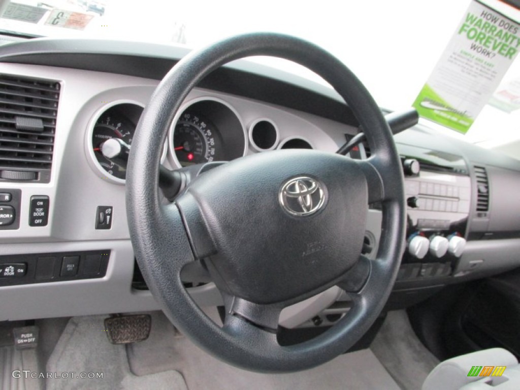 2007 Tundra SR5 Double Cab 4x4 - Black / Graphite Gray photo #15